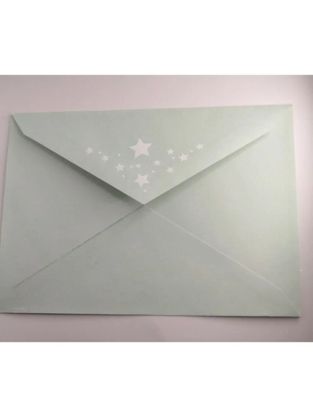 Salesian Missions Christmas Card Angel Manger Nativity Baby Jesus Envelope